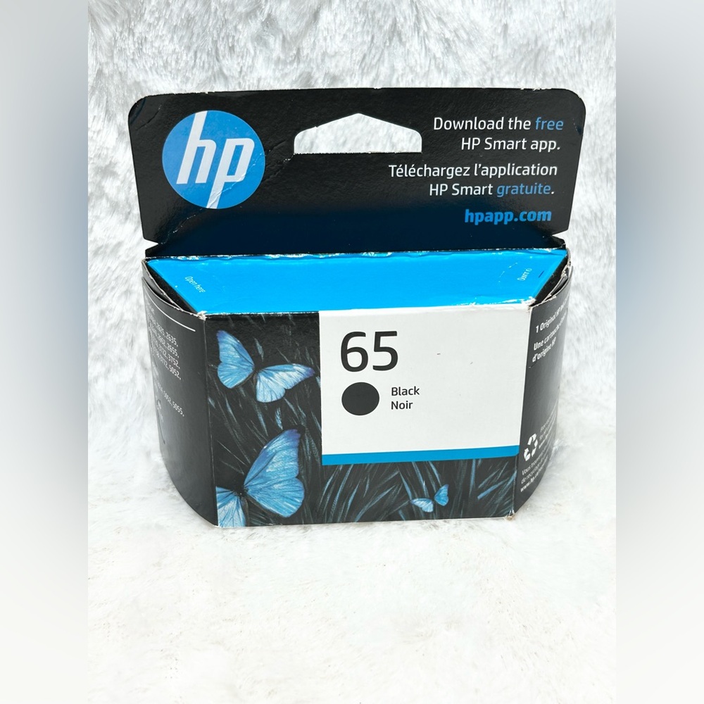 Genuine HP 65 Black Ink February 2027